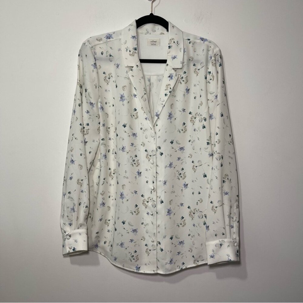 Floral White Women's Top